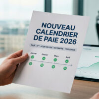 Calendrier de paie 2026