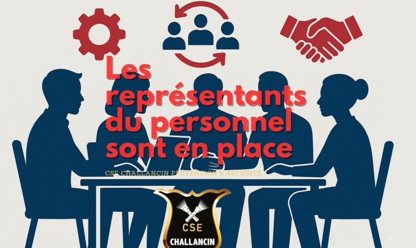 Vos nouveaux représentants du personnel sont en place !