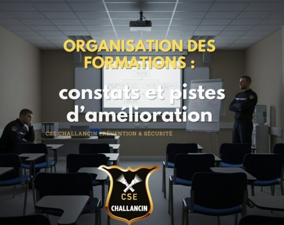 Organisation des formations