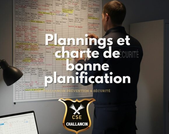 Plannings et charte de bonne planification