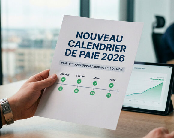 Calendrier de paie 2026